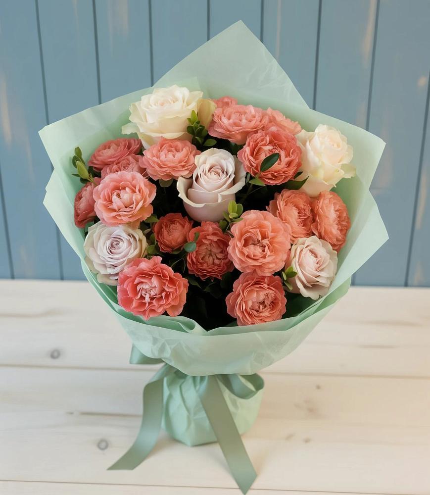 Букет цветов из: Розы в Коноково