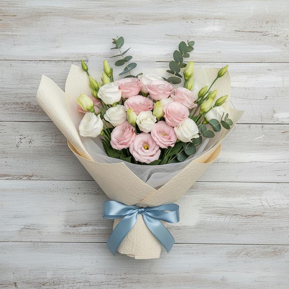 Букет цветов из: Лизиантусы в Коноково